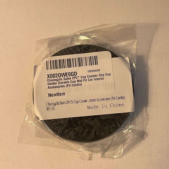 MLB St Lewis Cardinals cup Coasters in black and red Set of 2 NWT - Picture 5 of 5